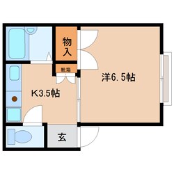 御門台駅 徒歩7分 1階の物件間取画像